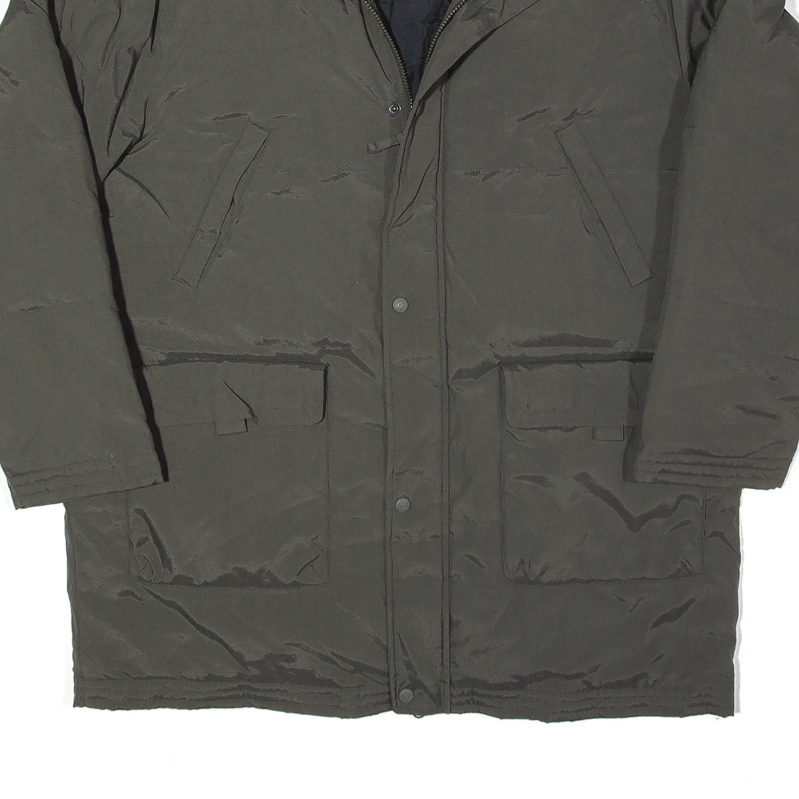 CHAMPION Down Insulated Coat Grey Mens XL