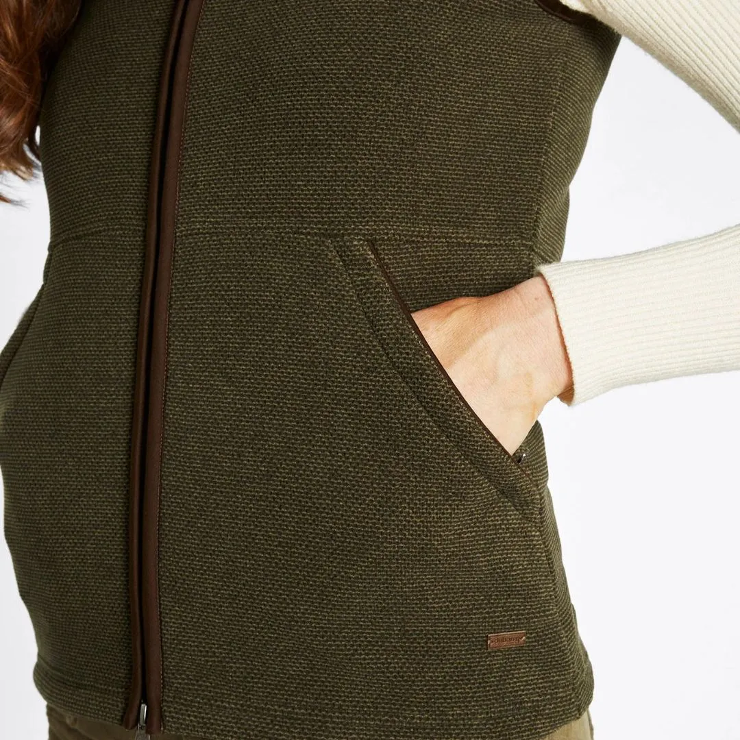 Dubarry Women's Carbury Women's Fleece Gilet in Olive