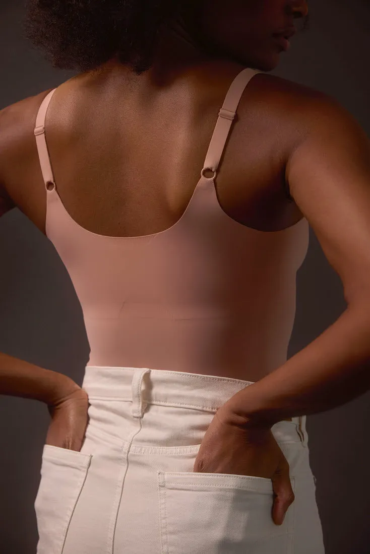 Evelyn & Bobbie Structured Scoop Basic Colors Bra Tank