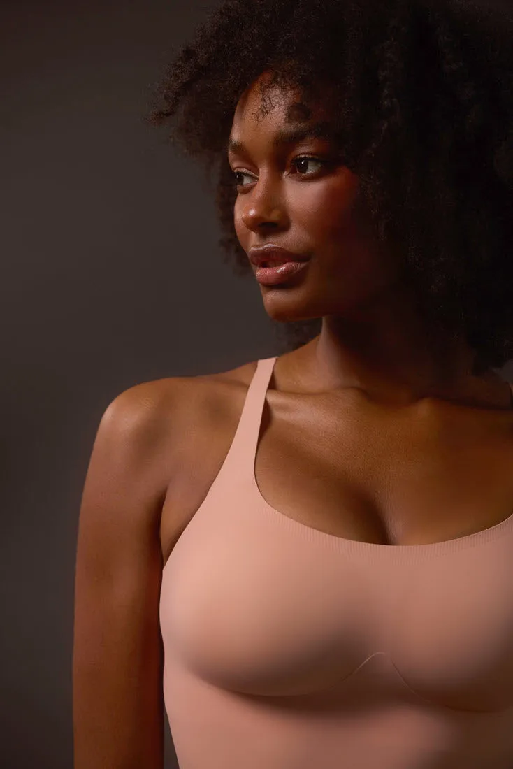 Evelyn & Bobbie Structured Scoop Basic Colors Bra Tank