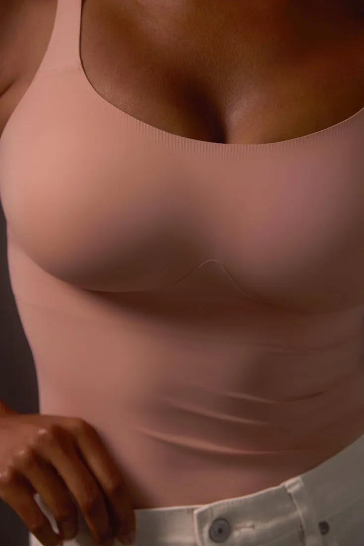 Evelyn & Bobbie Structured Scoop Basic Colors Bra Tank