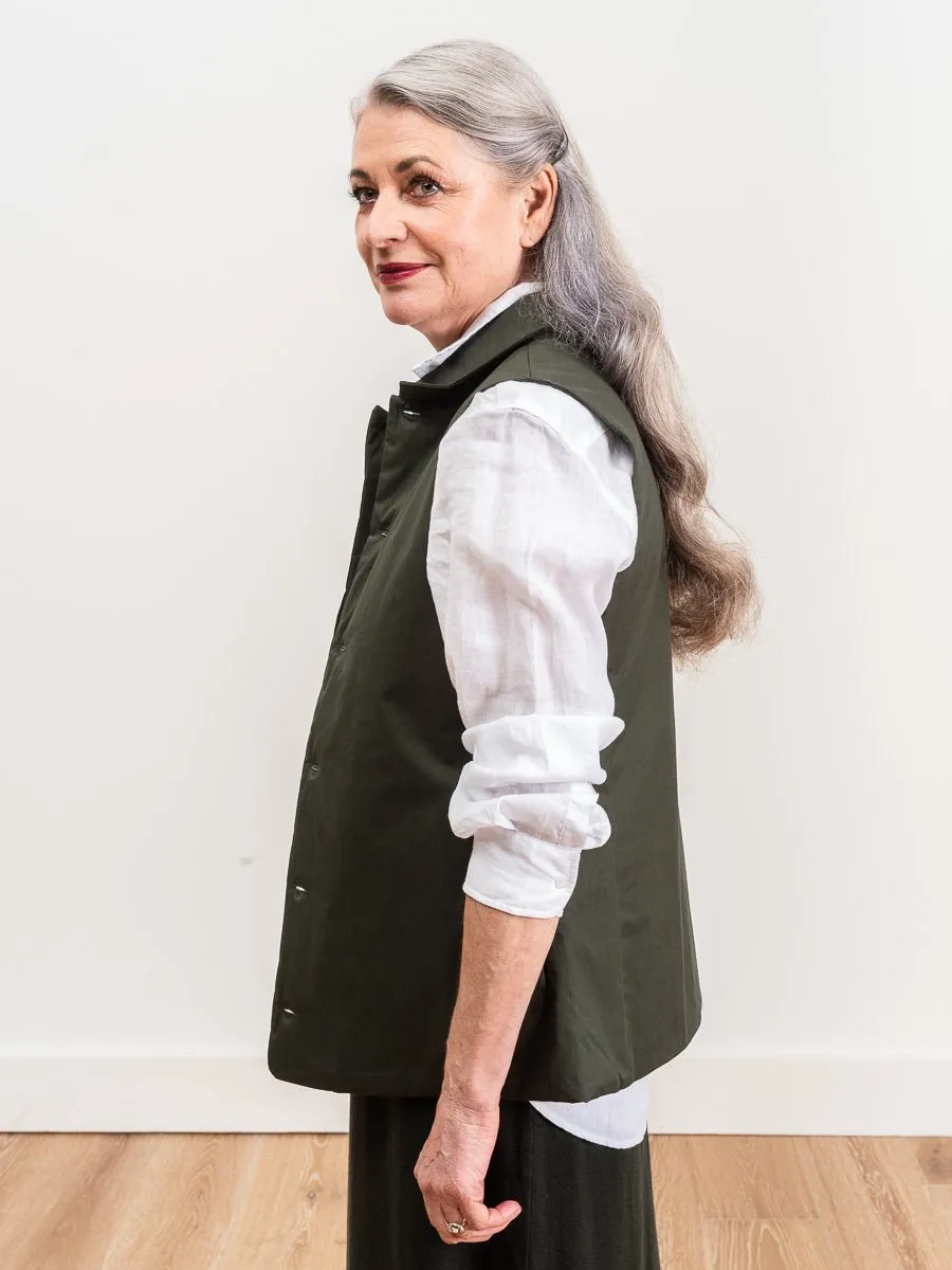 gilet cigno vest - moss