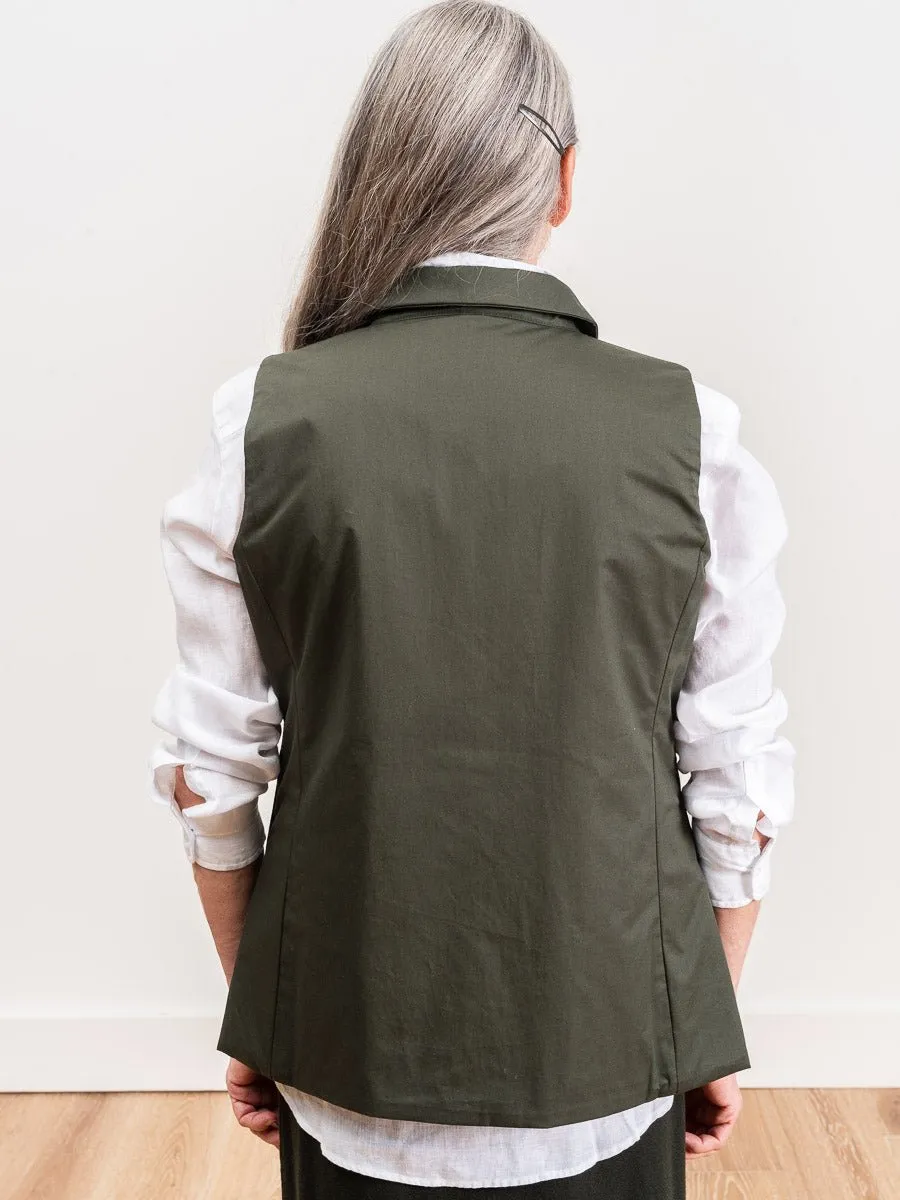 gilet cigno vest - moss