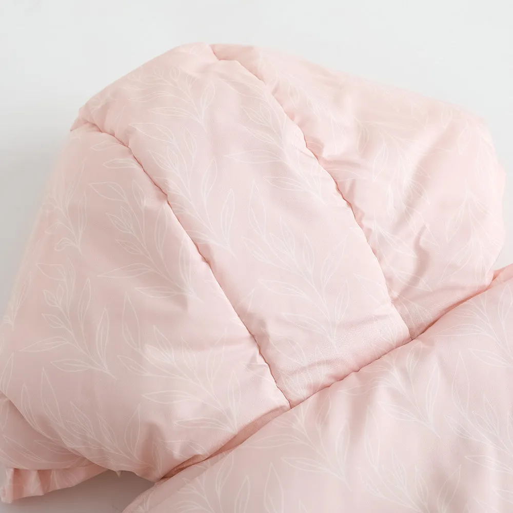 Girls Pink Zip Long Sleeve Coat