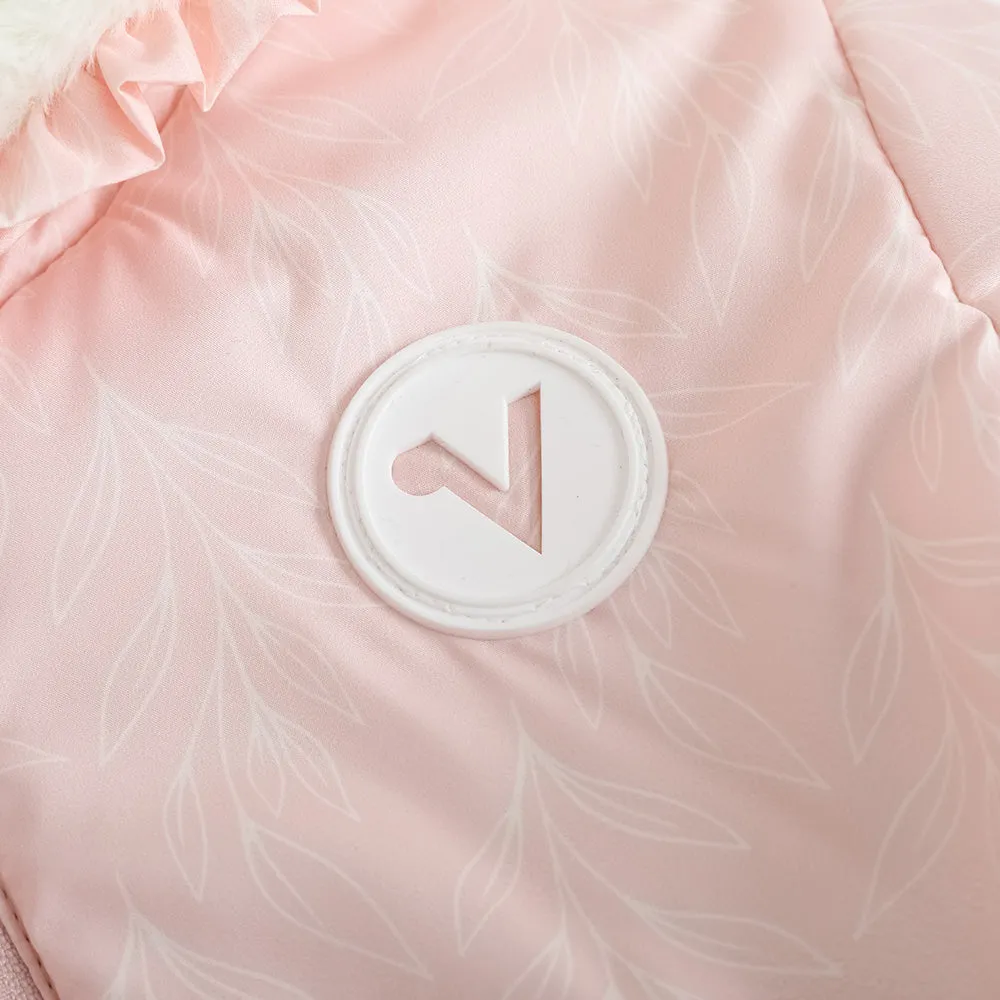 Girls Pink Zip Long Sleeve Coat