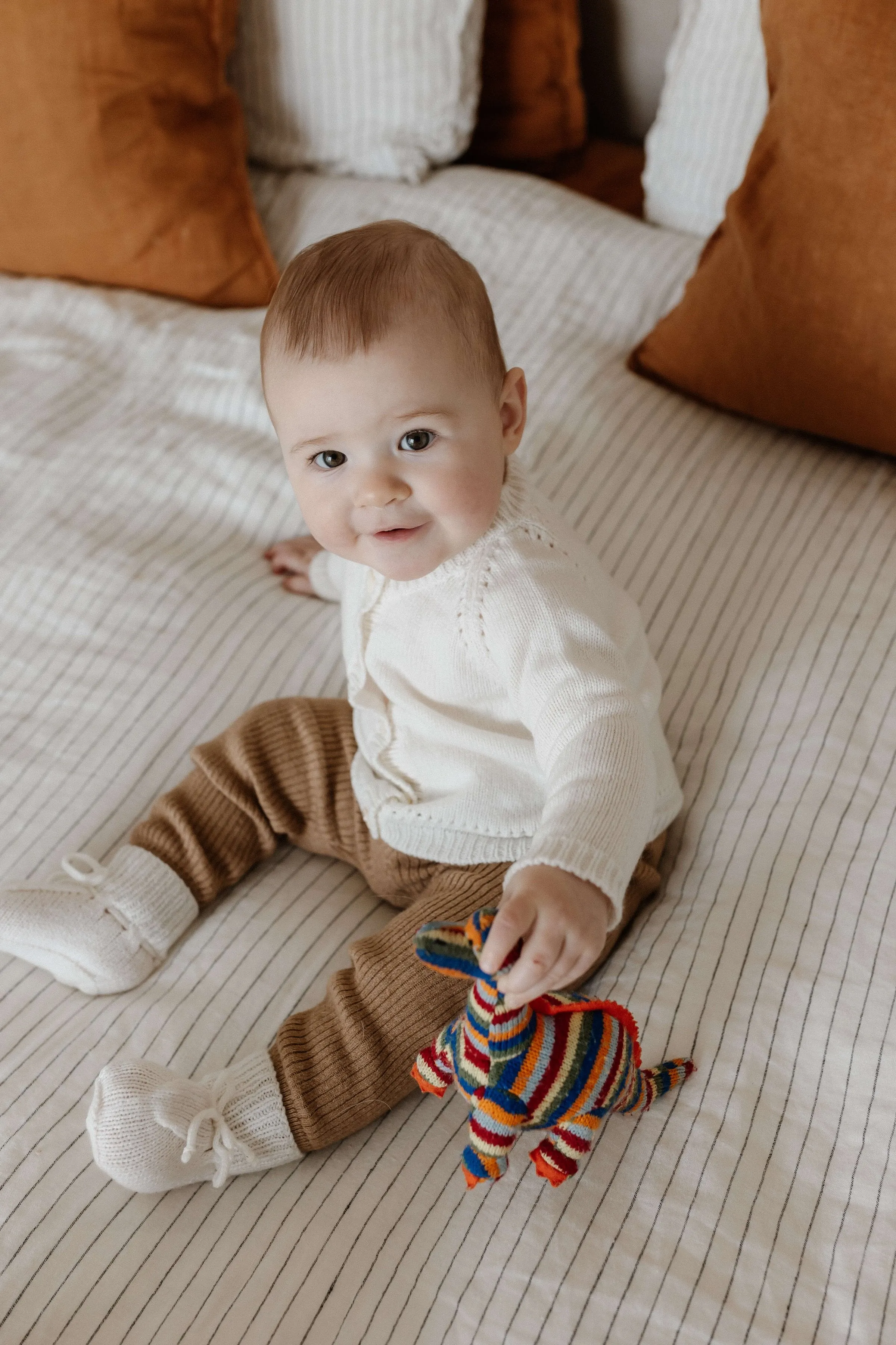 Hand Knit Cashmere Baby Cardigan