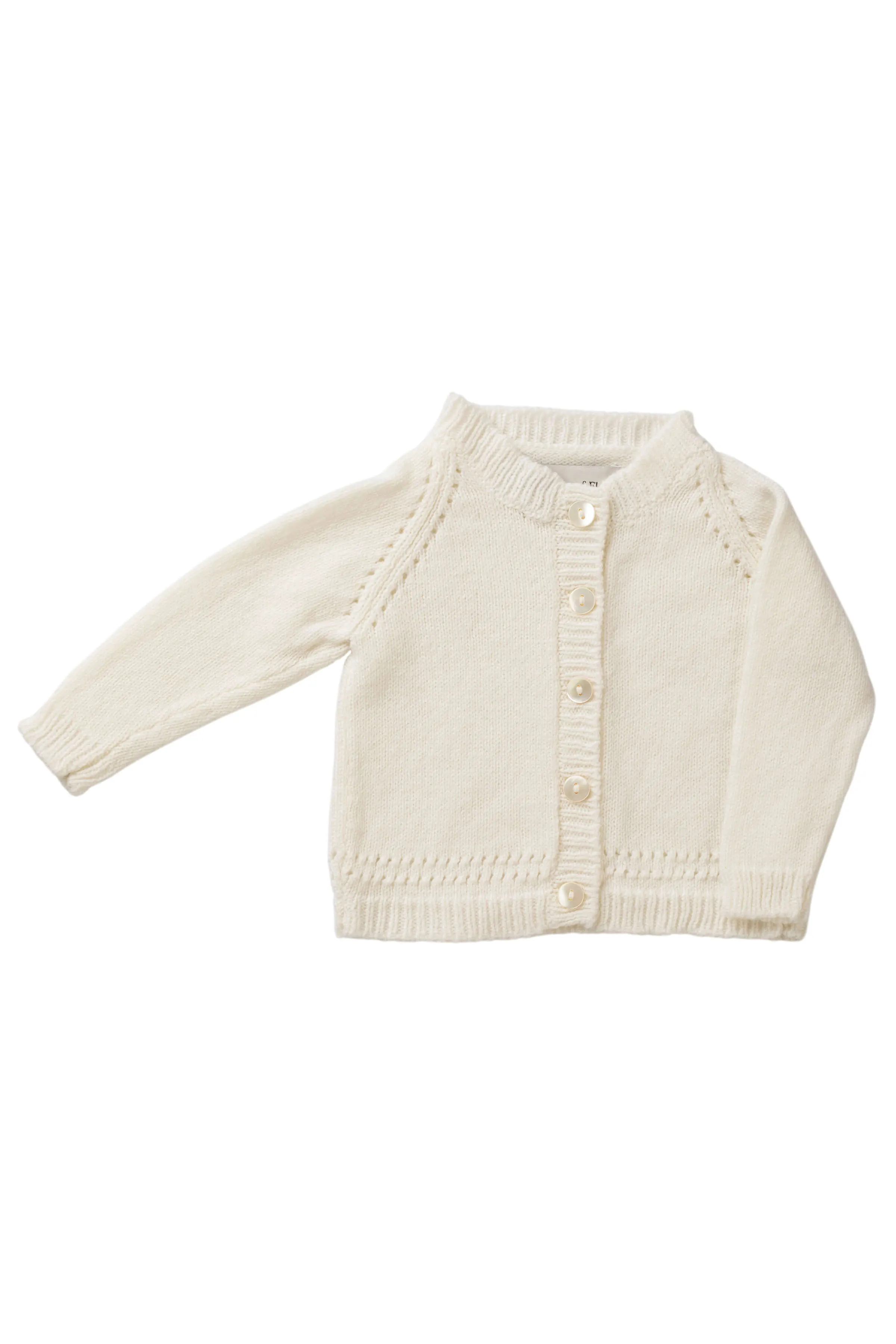 Hand Knit Cashmere Baby Cardigan