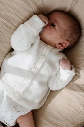 Hand Knit Cashmere Baby Cardigan