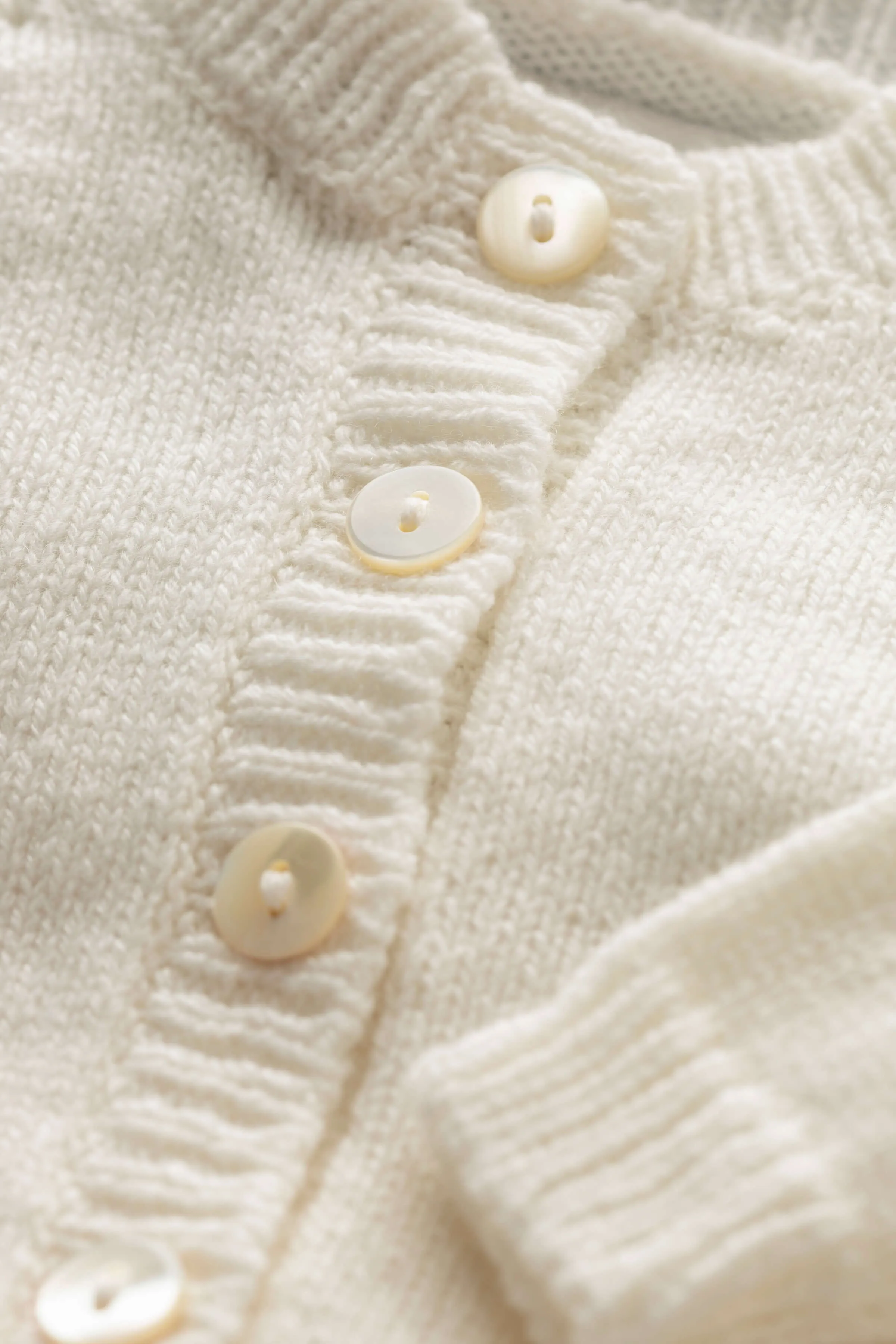 Hand Knit Cashmere Baby Cardigan