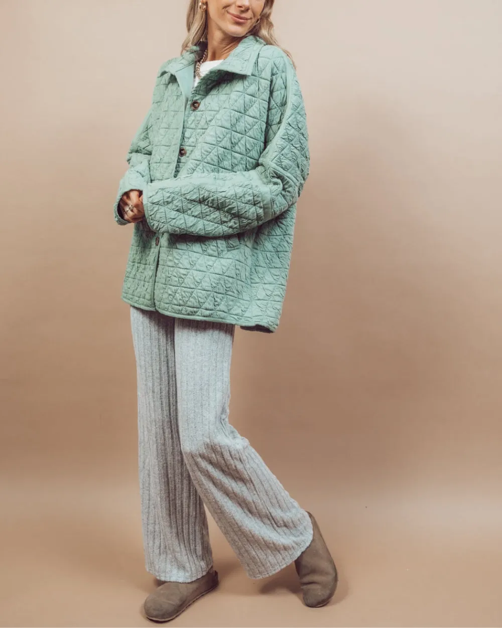 Oversize Soft Quilted Jacket