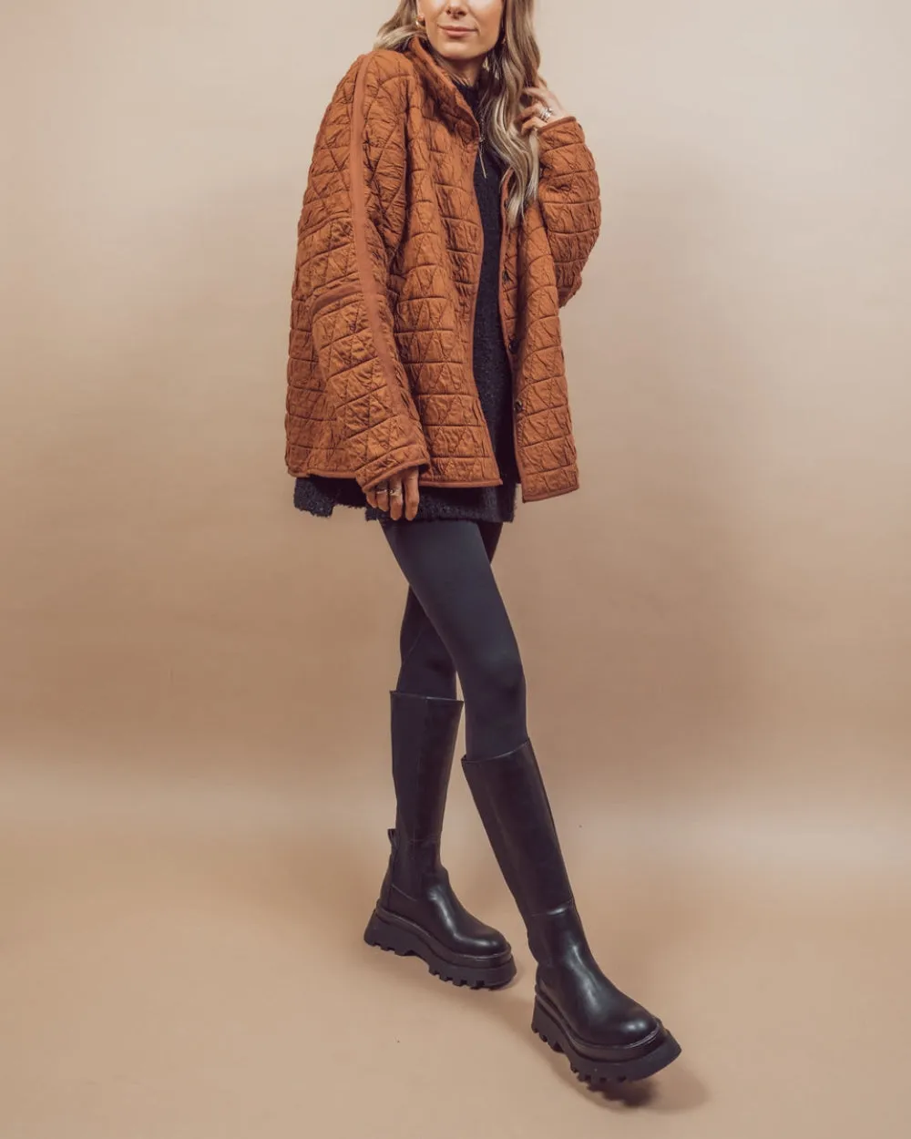 Oversize Soft Quilted Jacket