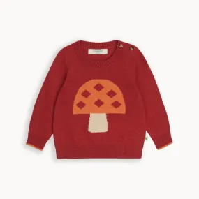 Sparrow - Rusty Mushroom Knit Sweater