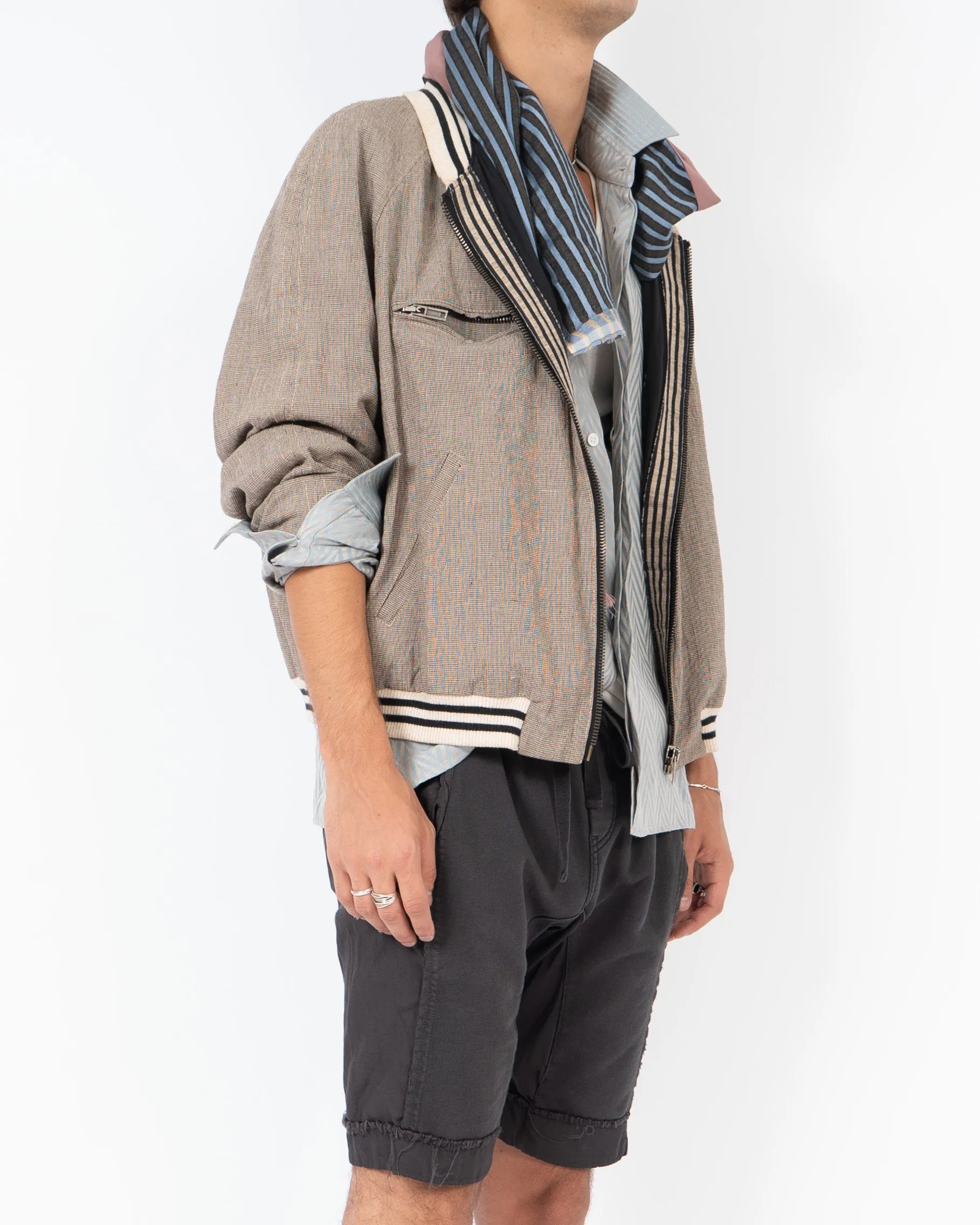 SS15 Houndstooth College Bomber
