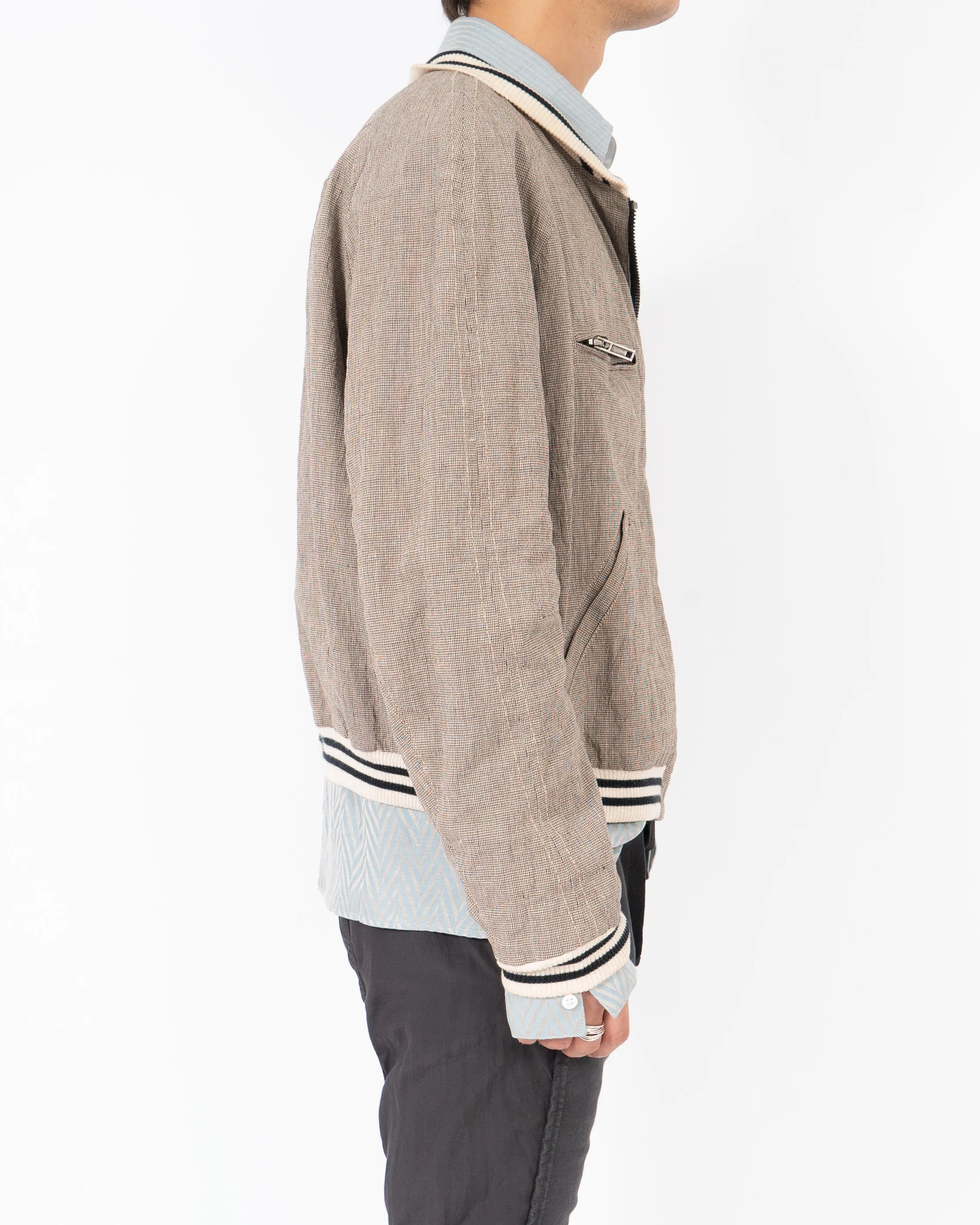 SS15 Houndstooth College Bomber
