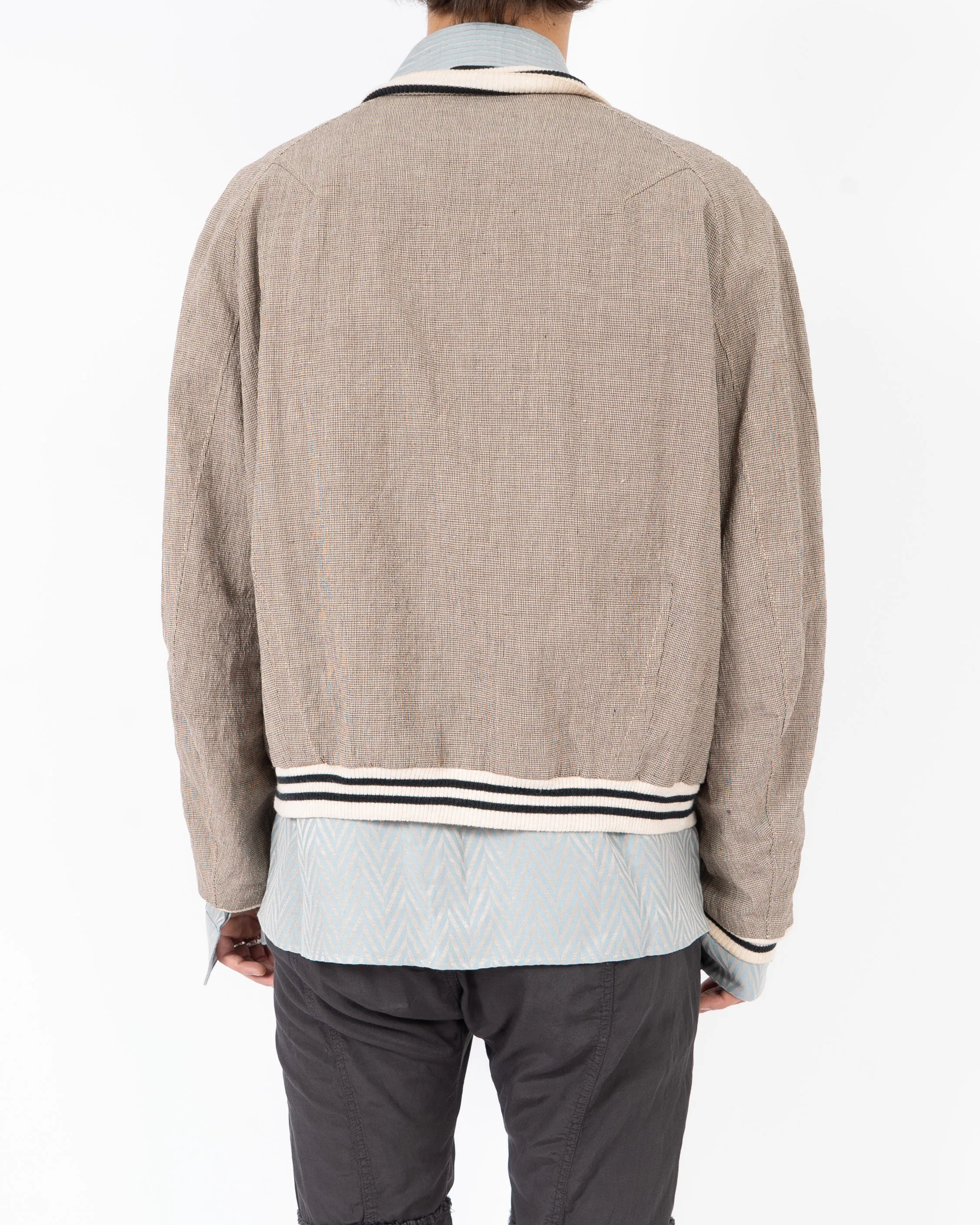 SS15 Houndstooth College Bomber