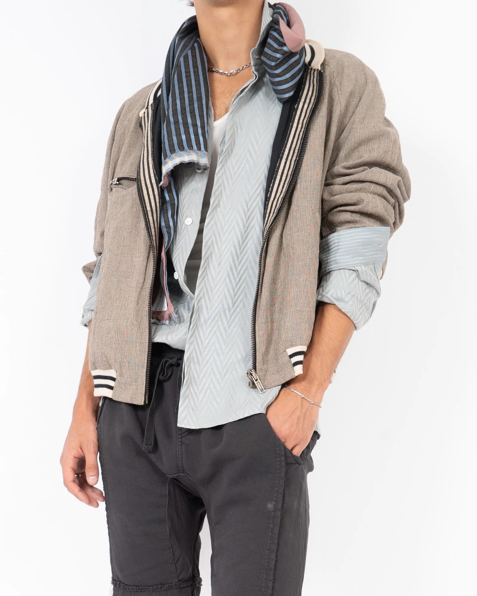 SS15 Houndstooth College Bomber