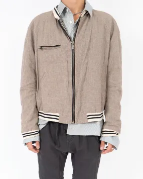 SS15 Houndstooth College Bomber
