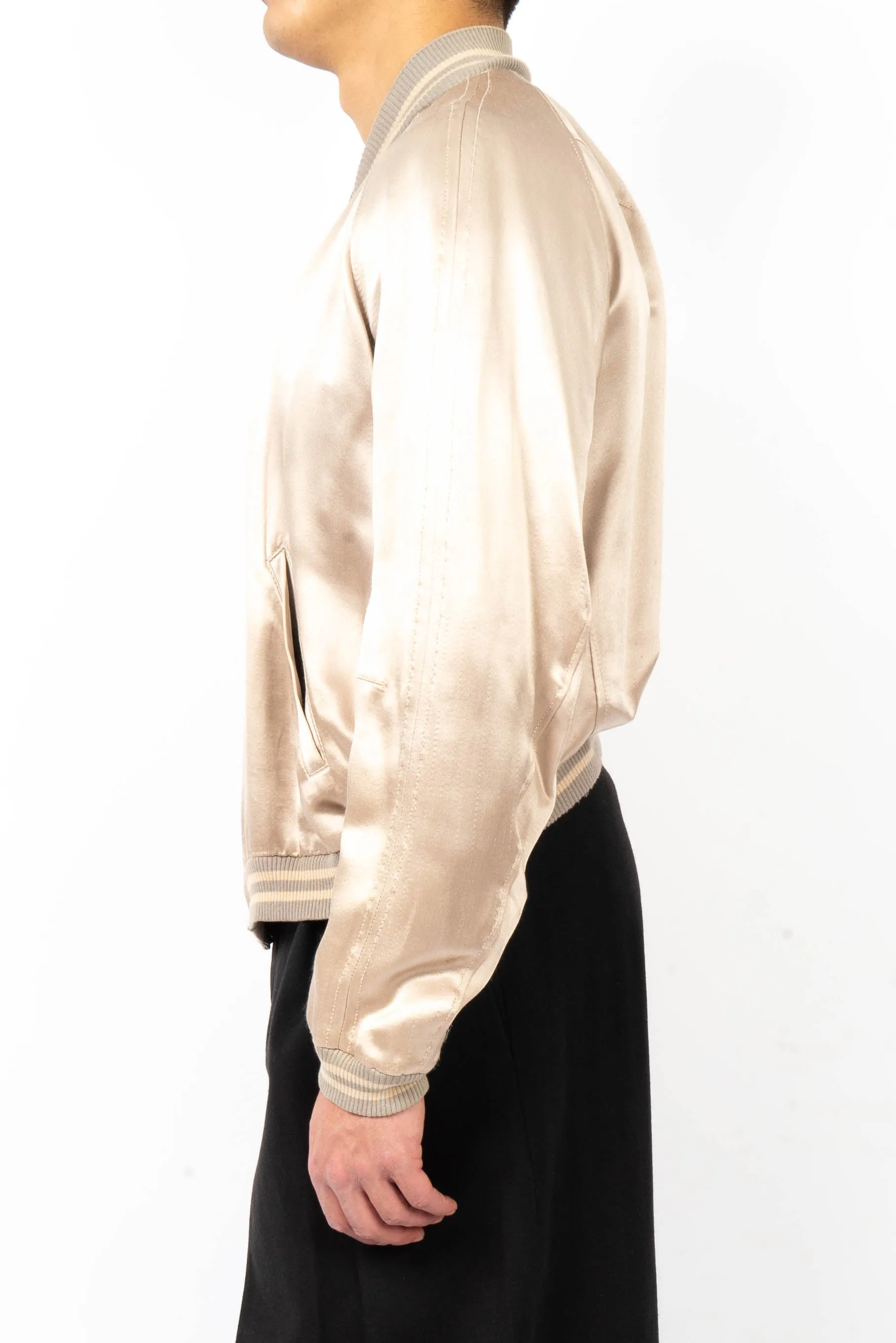 SS15 Pale Amorpha Silk Bomber