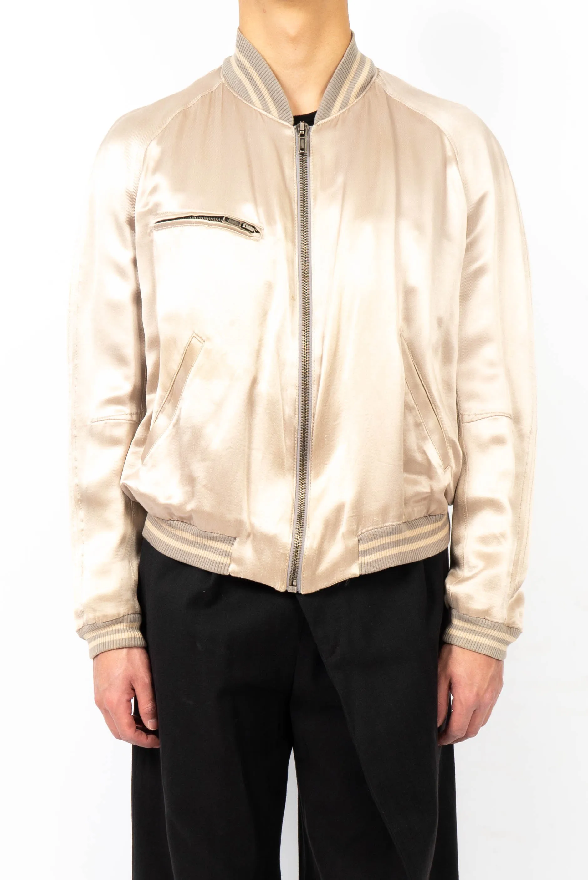 SS15 Pale Amorpha Silk Bomber