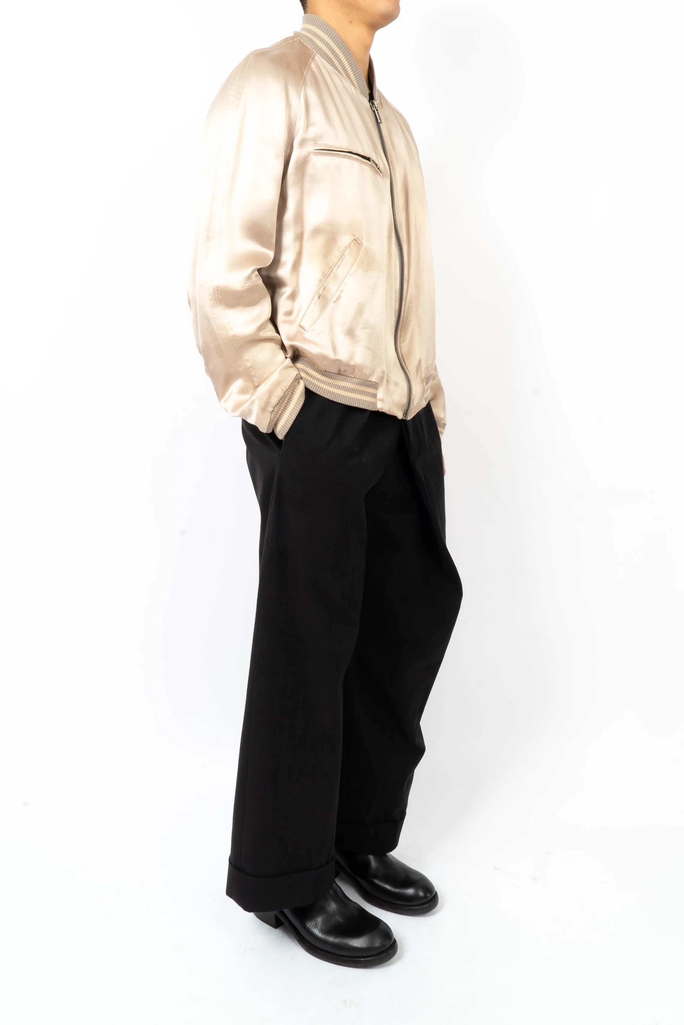 SS15 Pale Amorpha Silk Bomber