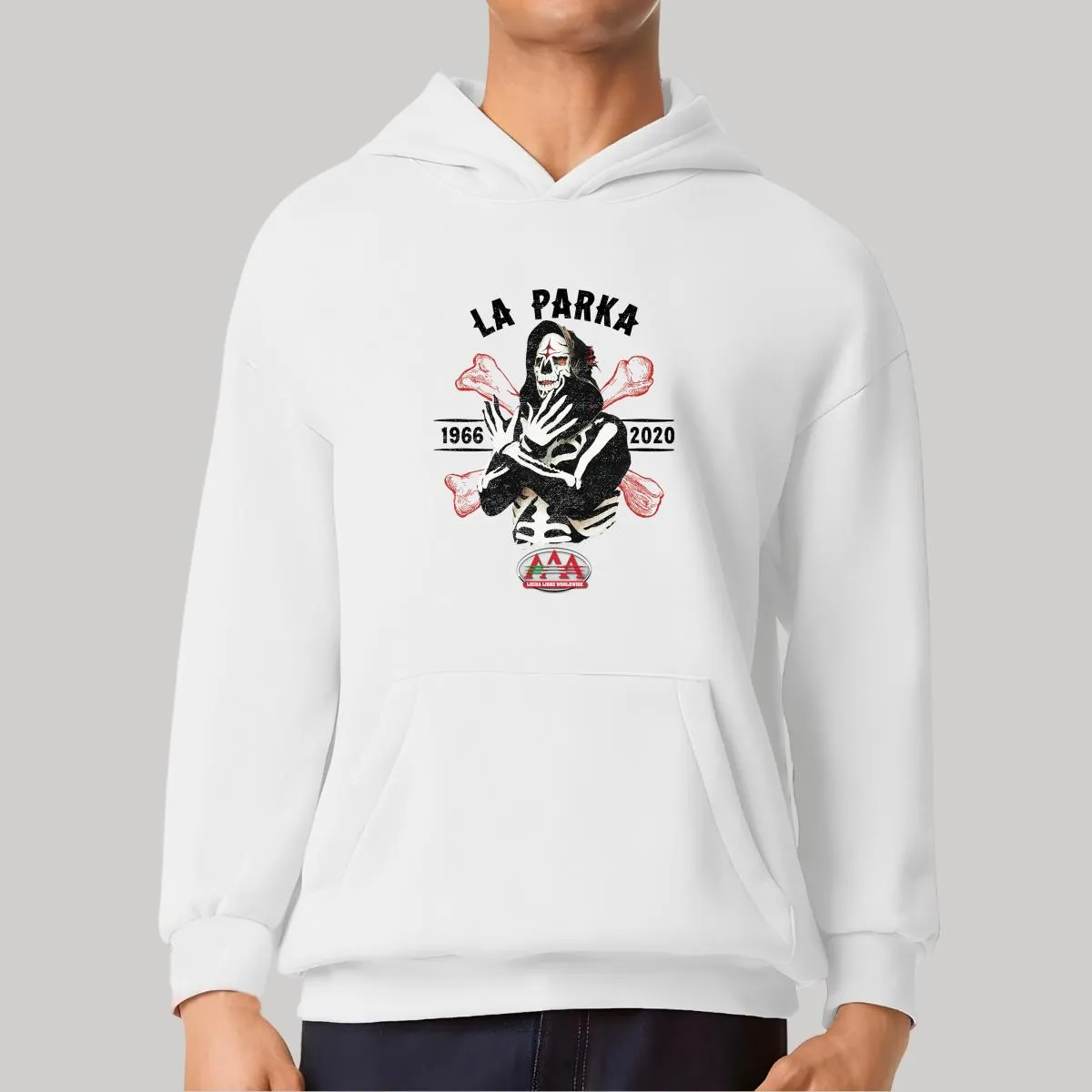 Sudadera Hombre Hoodie Pro Dry Lucha Libre AAA La Parka 66 20