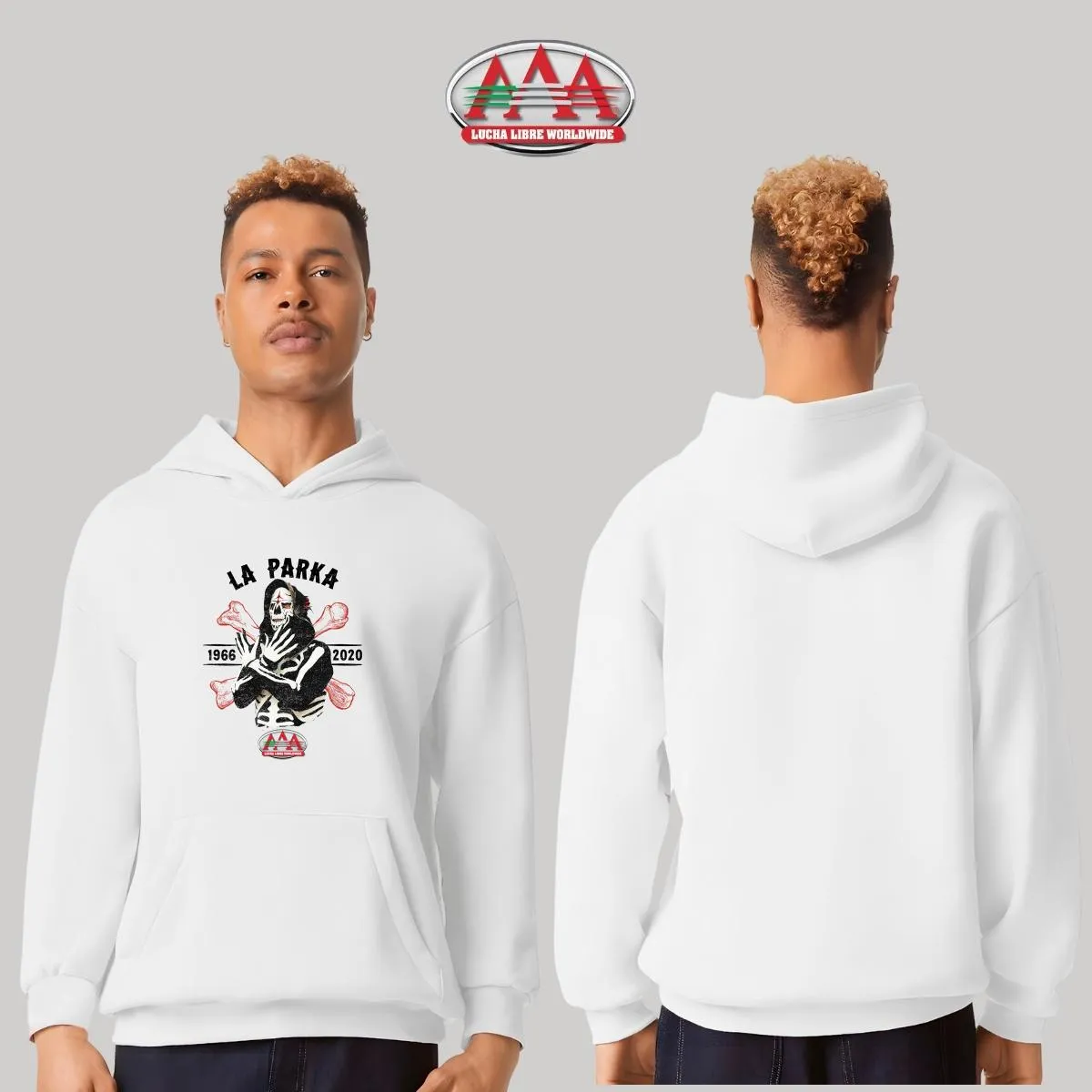 Sudadera Hombre Hoodie Pro Dry Lucha Libre AAA La Parka 66 20