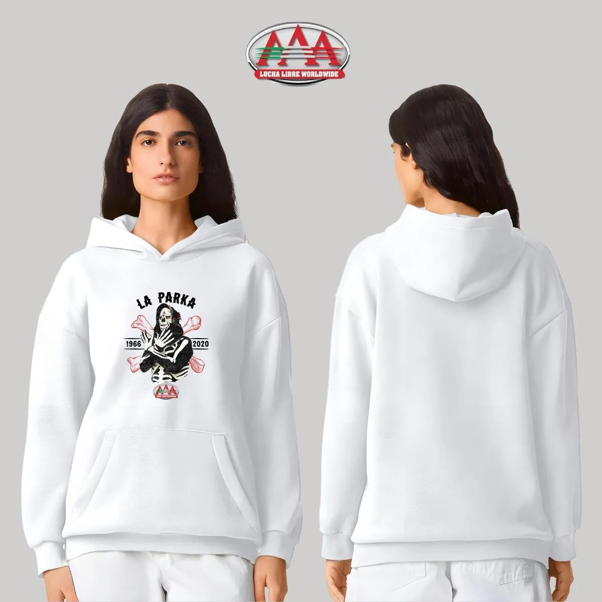 Sudadera Mujer Hoodie Pro Dry Lucha Libre AAA La Parka 66 20