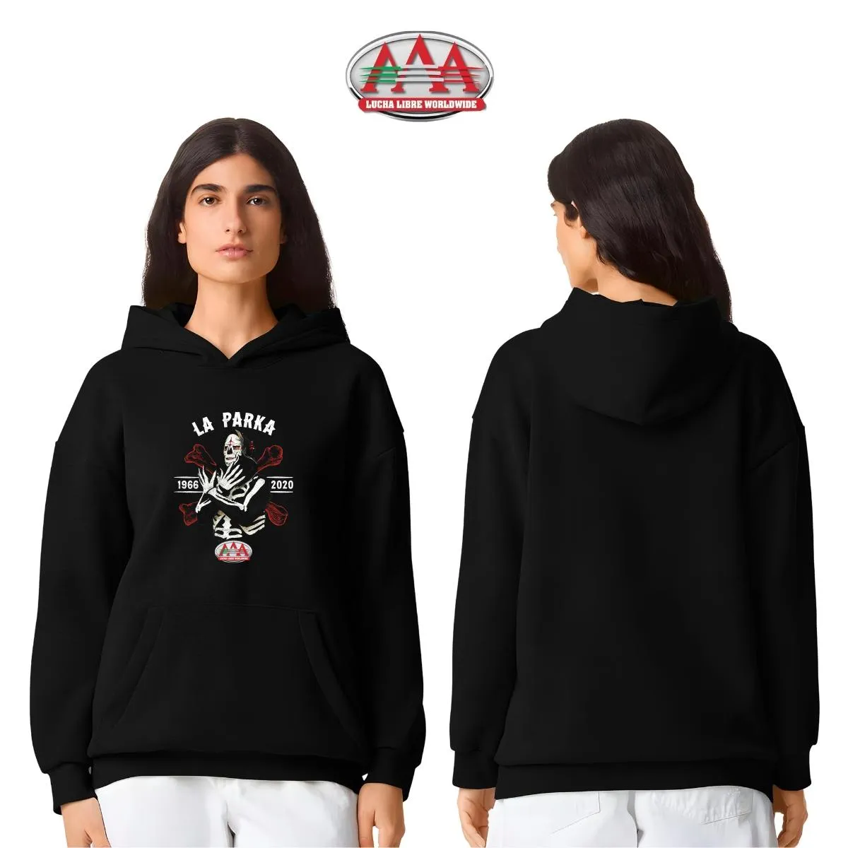Sudadera Mujer Hoodie Pro Dry Lucha Libre AAA La Parka 66 20