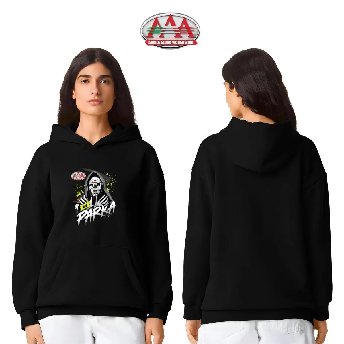 Sudadera Mujer Hoodie Pro Dry Lucha Libre AAA La Parka
