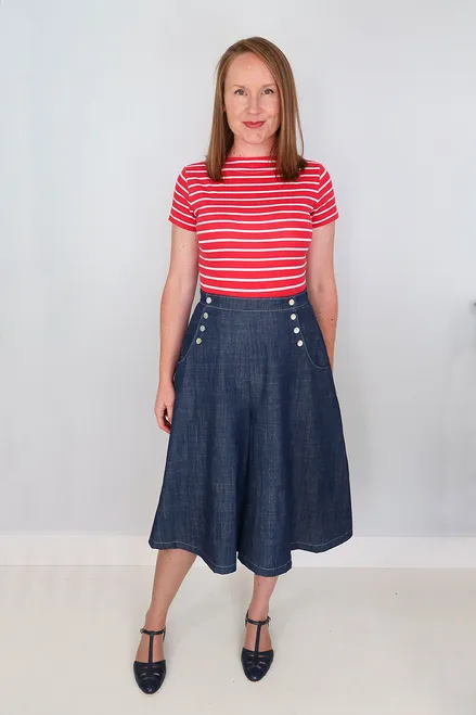 The Bastion Culottes - Jennifer Lauren Handmade - Digital PDF Download Pattern