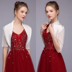 Wedding Bridal Cropped Bolero Jacket
