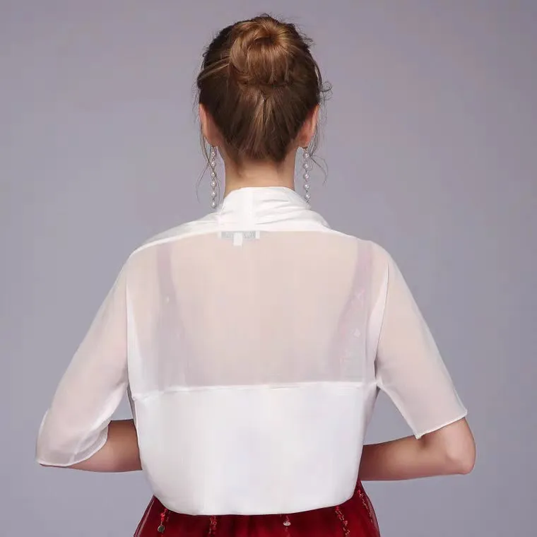 Wedding Bridal Cropped Bolero Jacket