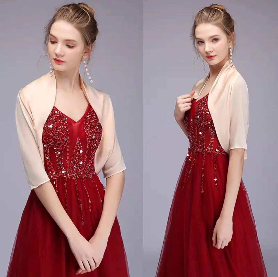 Wedding Bridal Cropped Bolero Jacket